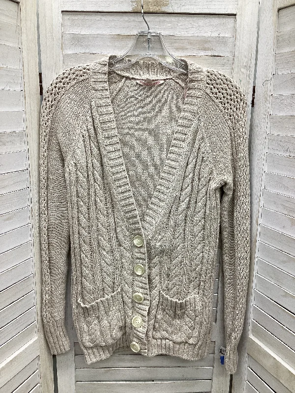 Women's Shirt Collar SweatersCardigan By Victorias Secret In Cream, Size: Xs