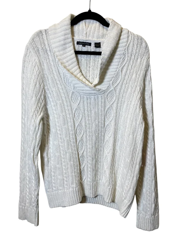 Women's Croatian Wool SweatersSweater By Jeanne Pierre In White, Size: Xl