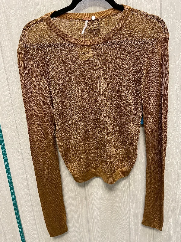 Women's Polish Wool SweatersSweater By Free People In Gold, Size: L