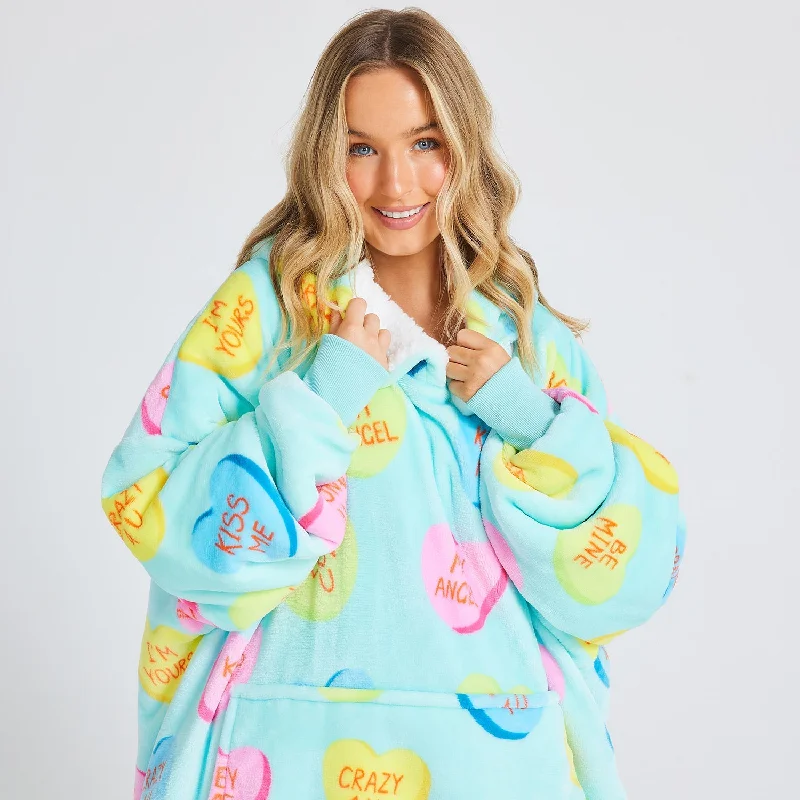 women's pajamas with hidden pocketsLove Heart Candies