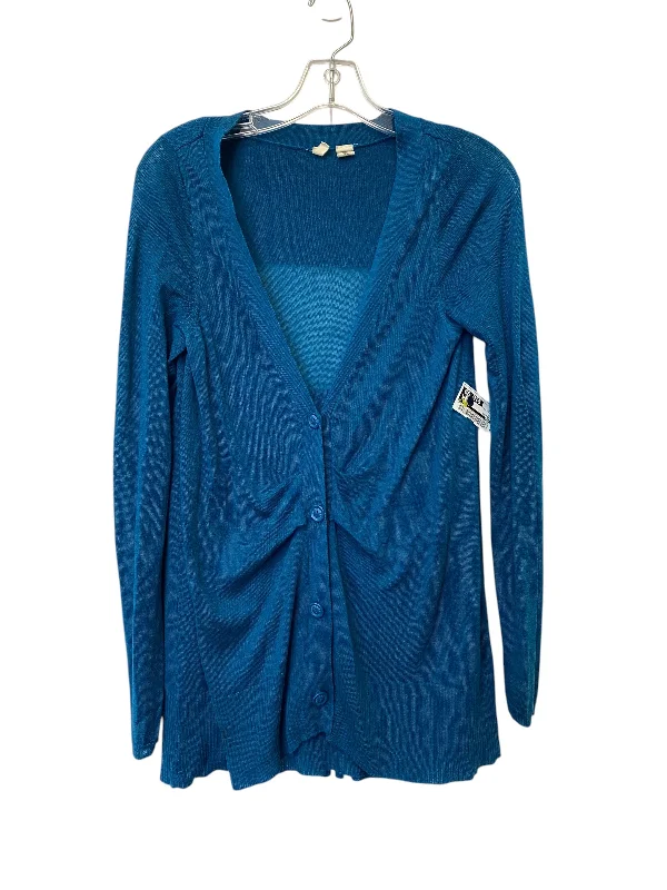 Women's Montenegrin Wool SweatersCardigan By Moth In Teal, Size: M