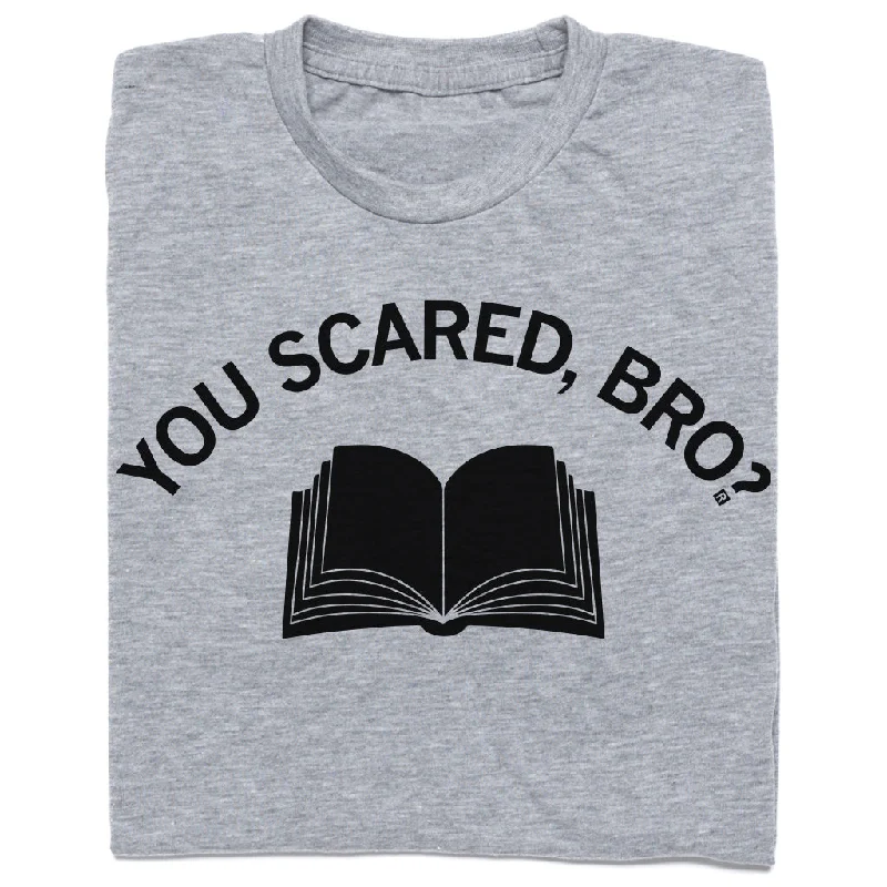 Women's Blouse with PleatsYou Scared Bro Book Graphic