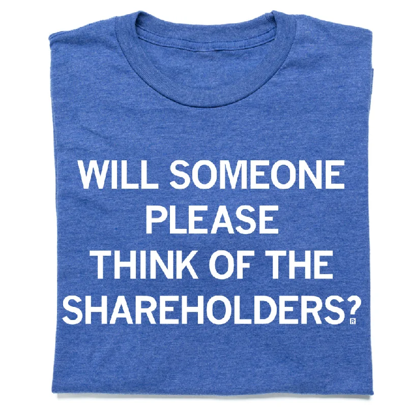 Women's Blouse with Three-Quarter SleevesThink of the Shareholders