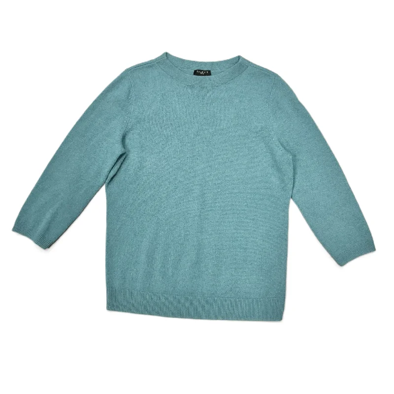 Women's Bosnian Wool SweatersSweater Cashmere By Talbots In Teal, Size: Sp