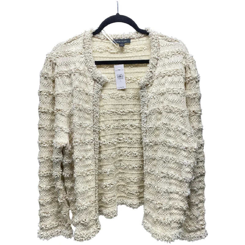 Women's Graphic SweatersSweater Cardigan By Ann Taylor In Beige, Size: Xl