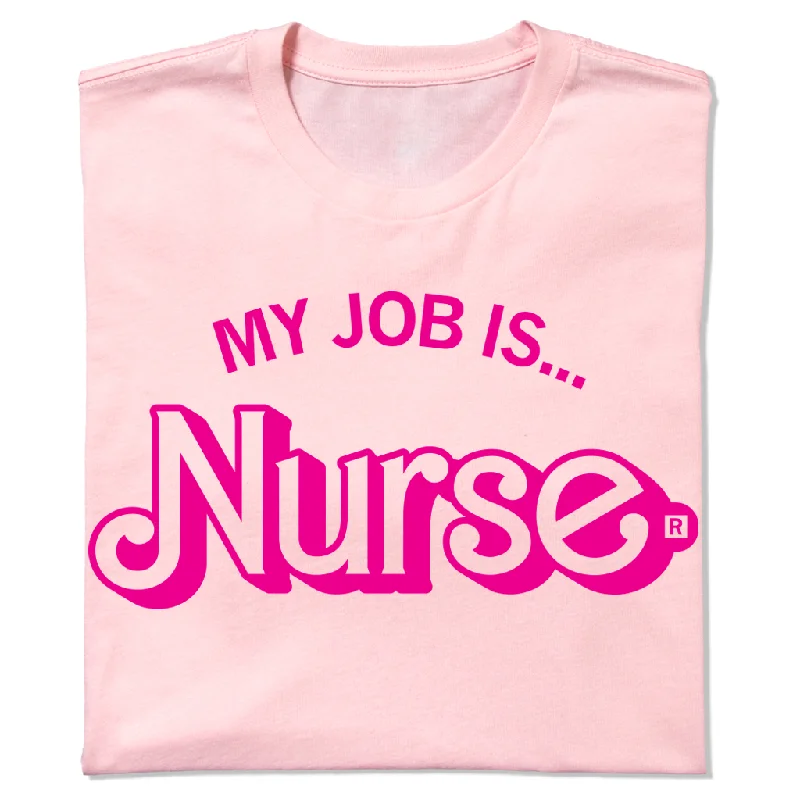 Women's Striped BlouseMy Job Is Nurse