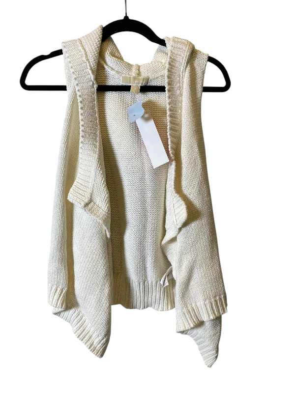 Women's Keyhole Collar SweatersSweater Cardigan By Michael By Michael Kors In Cream, Size: S