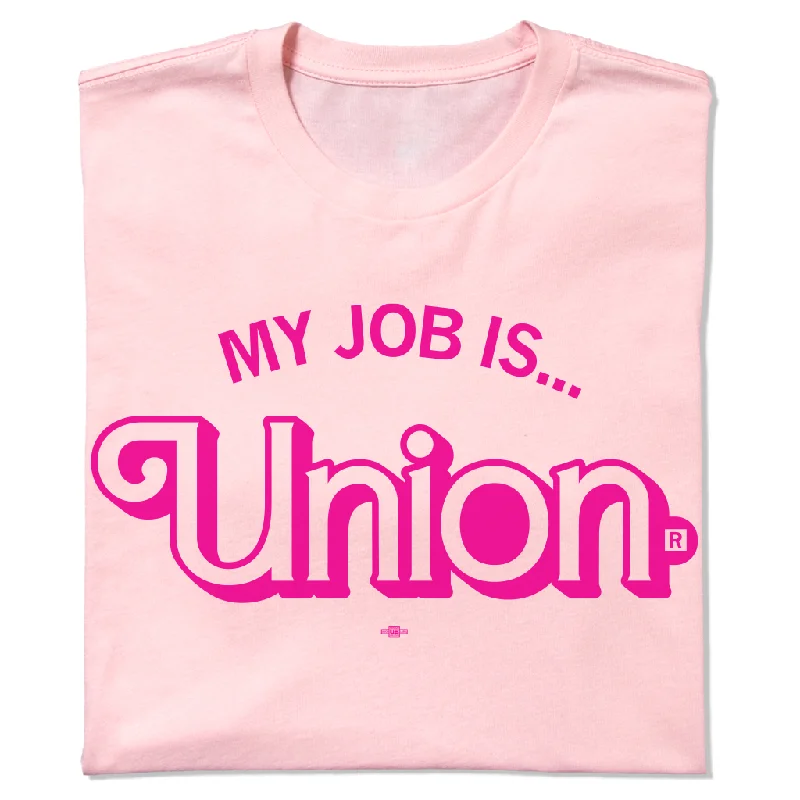 Women's Button-Up BlouseMy Job Is Union