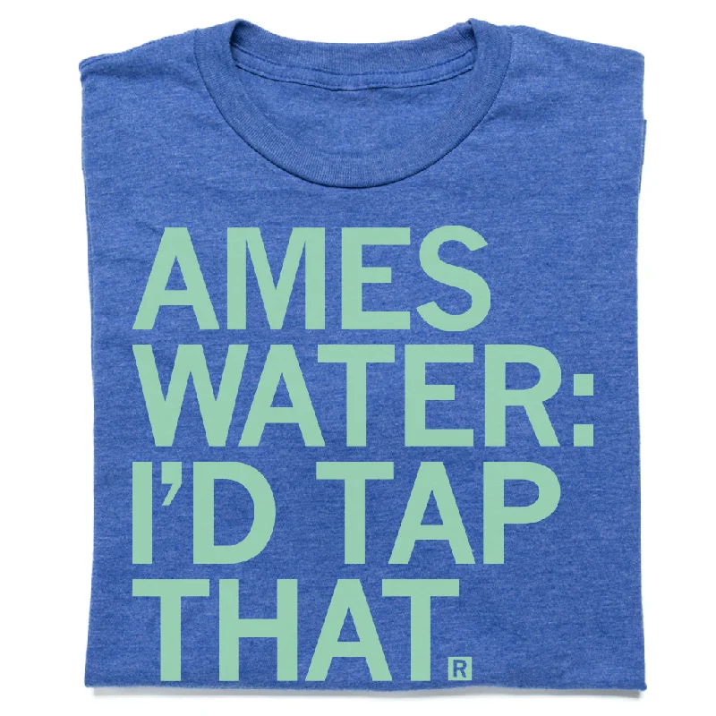 Women's Blouse with Long LengthAmes Water: I'd Tap That