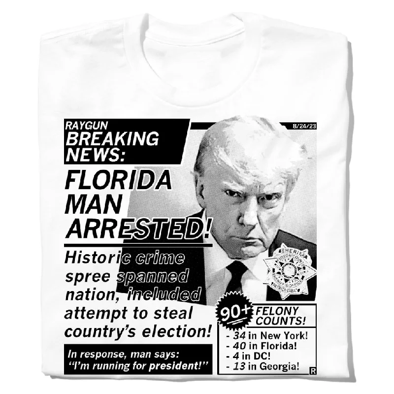 Women's Blouse with Shirt CollarFlorida Man Arrested: Trump Mug Shot