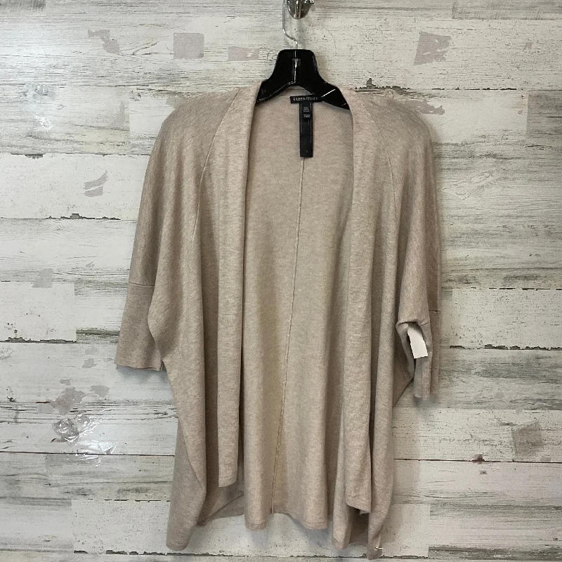 Women's Long Length SweatersCardigan By Eileen Fisher In Brown, Size: Xxs