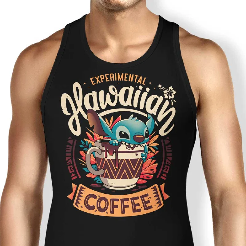 Women's Blouse with Narrow CollarExperimental Hawaiian Coffee - Tank Top