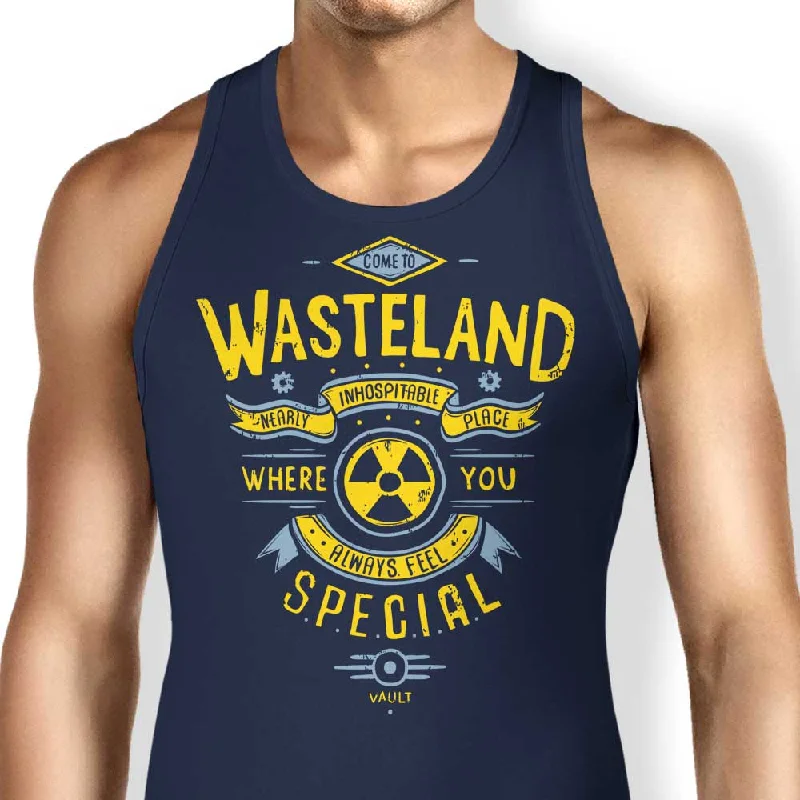 Women's Blouse with Cropped LengthCome to Wasteland - Tank Top