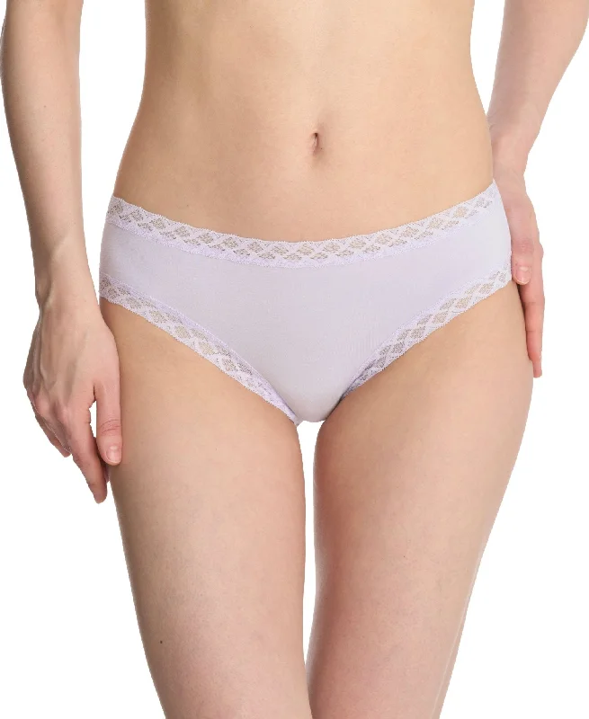 tulle overlay thong panties for a romantic lookBliss Cotton Girl Brief