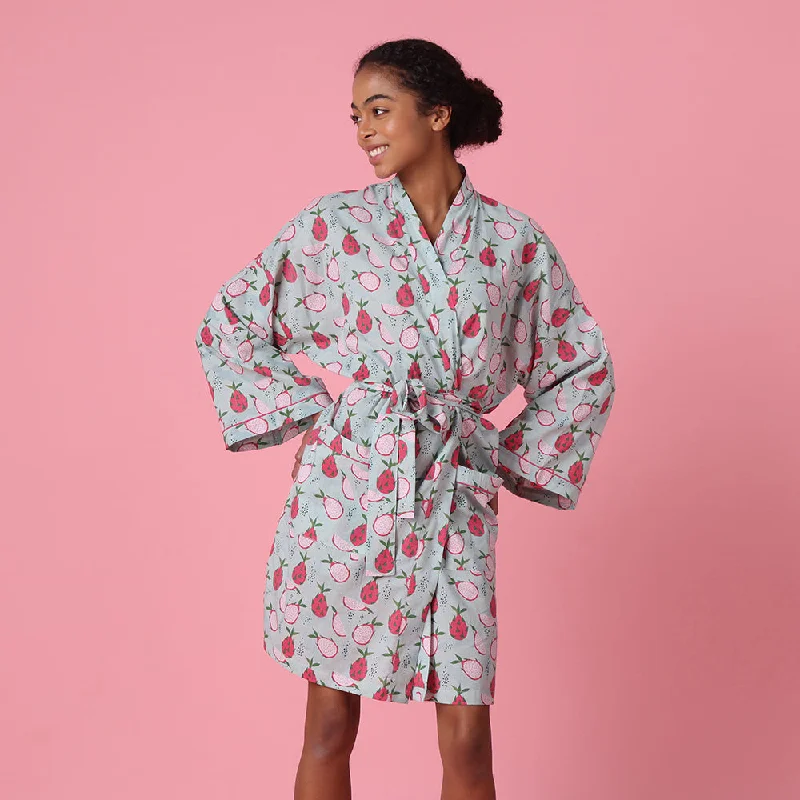 women's pajamas with a sophisticated eleganceDragonfruit Short Robe