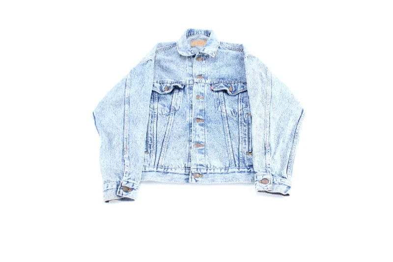 Women's Down Coats90's Levi's Acid Wash Denim Jacket