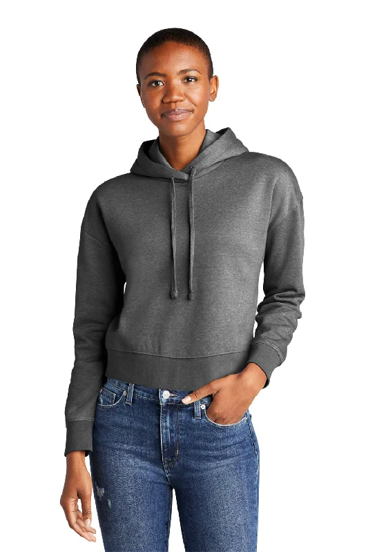 Women's Hooded Sweatshirts with Nylon LiningDistrict Womens V.I.T. Fleece Hooded Sweatshirt Hoodie - Heather Charcoal Grey