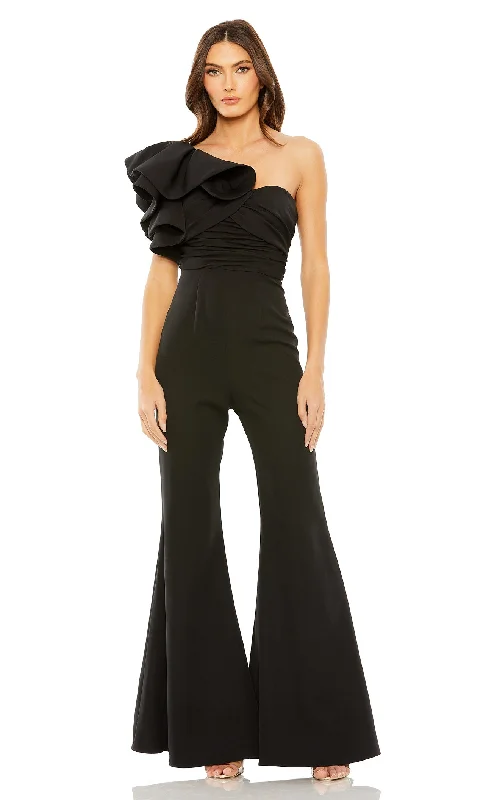 Women's Jumpsuits with Wide CollarMac Duggal 27460 Jumpsuit