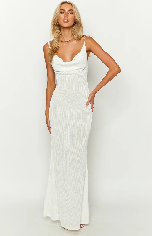 Women's Boat-Back DressesRaylee White Maxi Dress