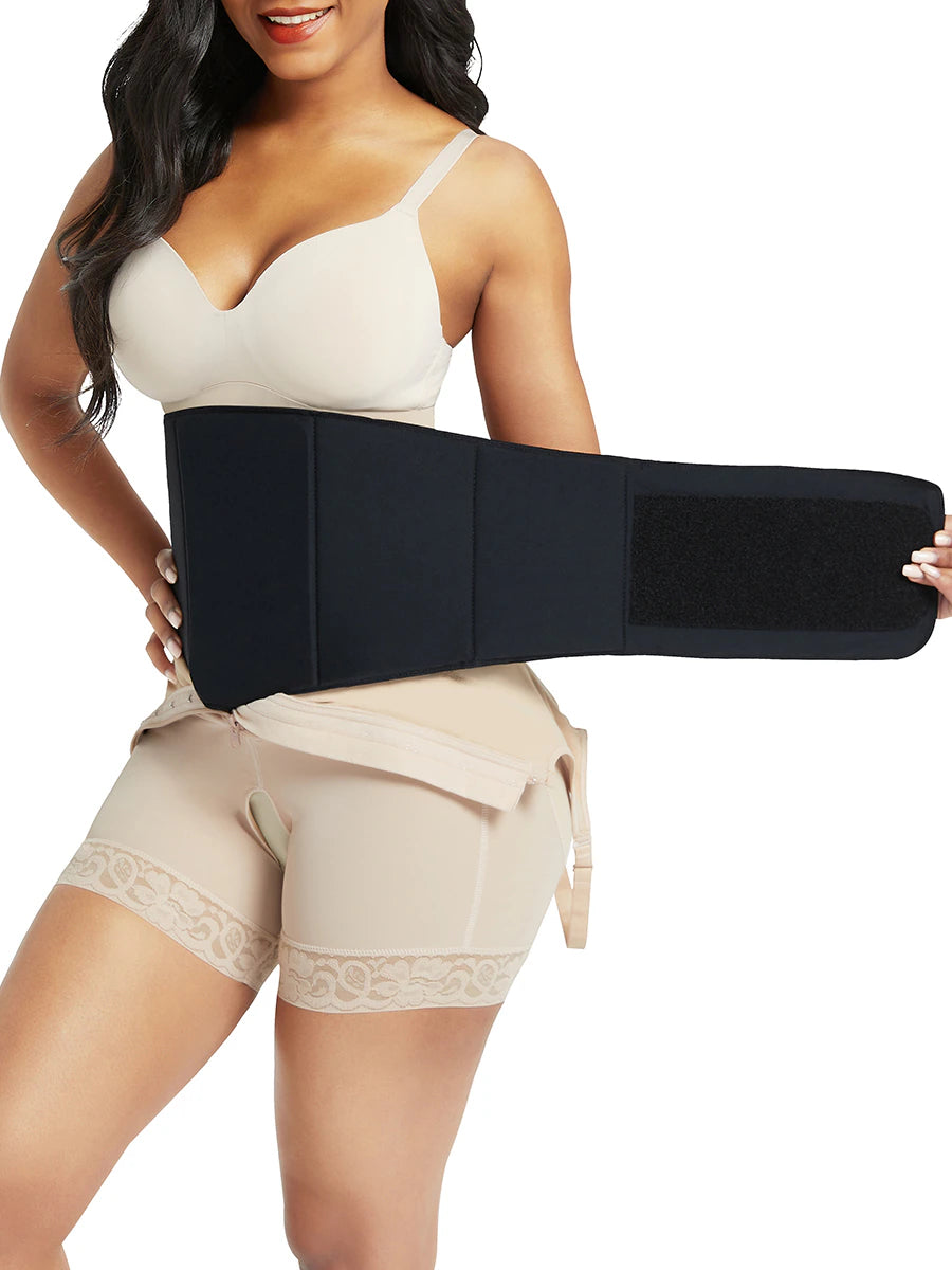 body shaper with mesh panels for breathabilityTABLA ABDOMINAL PROTECTOR DE CINTURA EXTRA LARGA MILEYSTORE COD 344