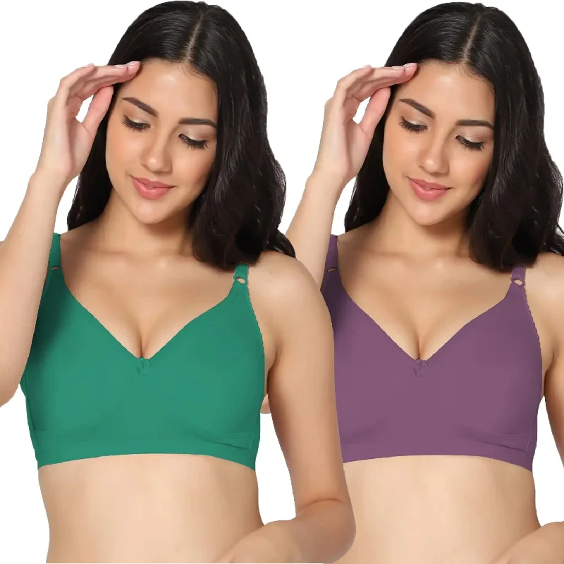 full-coverage bra for large bustsFull Coverage Non-Padded Bra (Pack of 2)