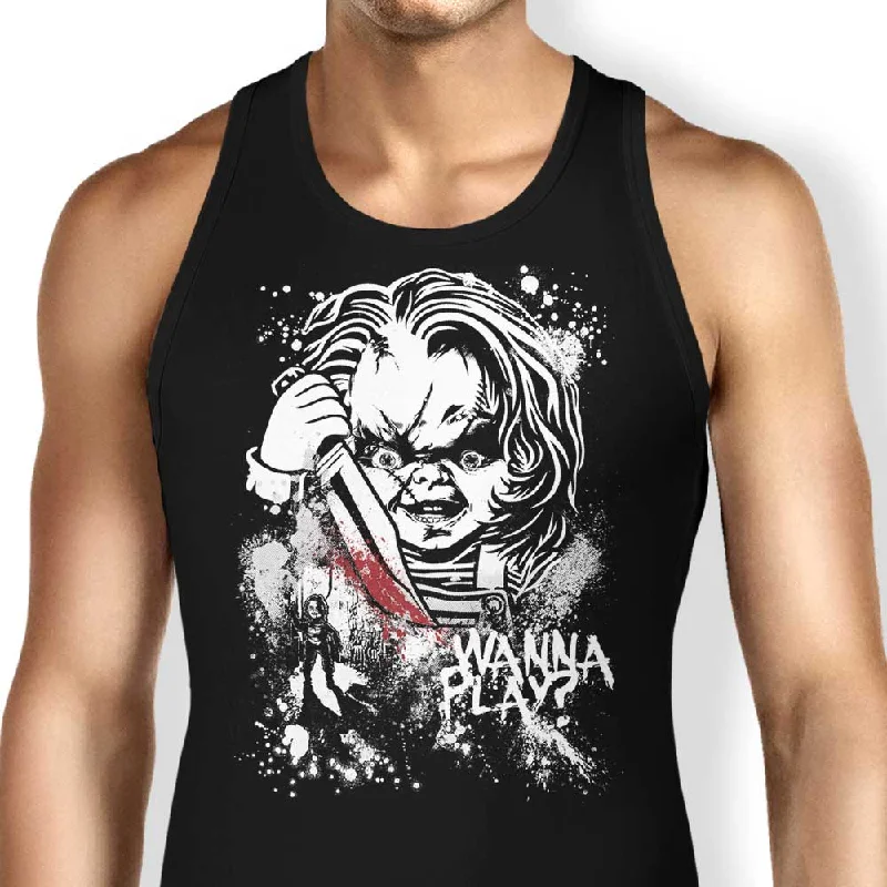 Women's Solid BlouseWanna Play - Tank Top