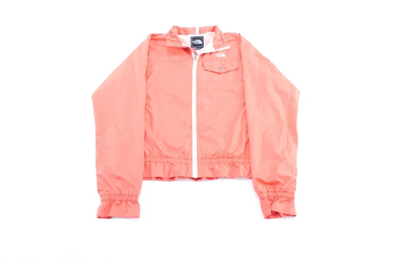 Women's Fur CoatsWomen's The North Face Embroidered Logo Pink Zip Up Jacket