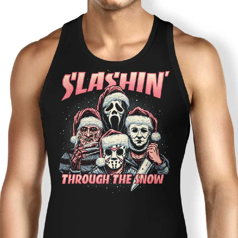 Women's Blouse with High CollarHorror Rhapsody - Tank Top