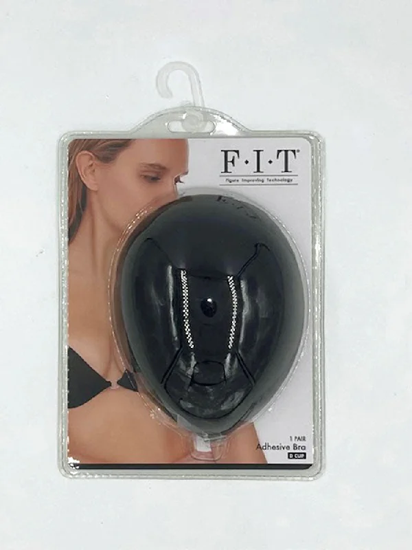 plus-size underwire balconette braCloth Adhesive Bra - Cup D - Black