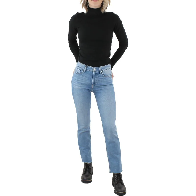 Women's Jodhpurs with High CollarCindy Womens Denim Raw Hem Ankle Jeans