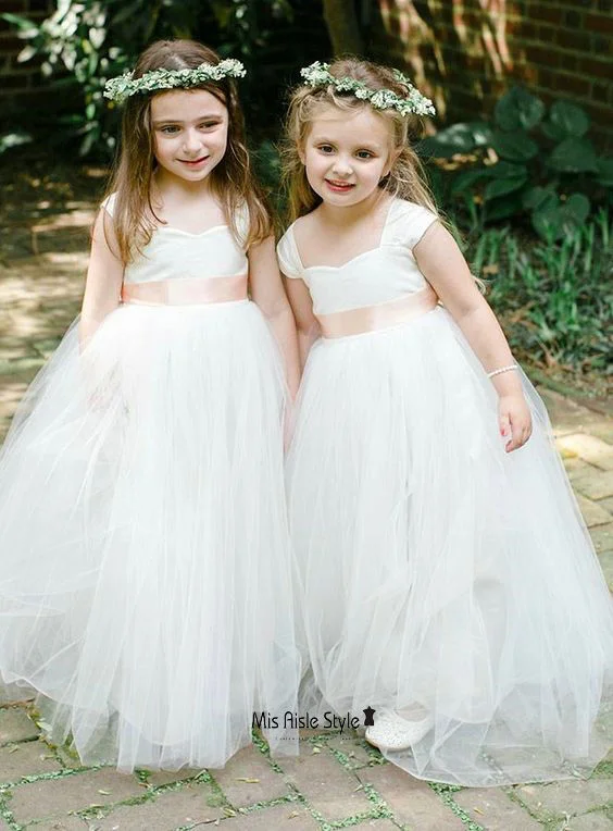 Women's Formal SkirtsIvory Tulle Skirt Flower Girl Dress