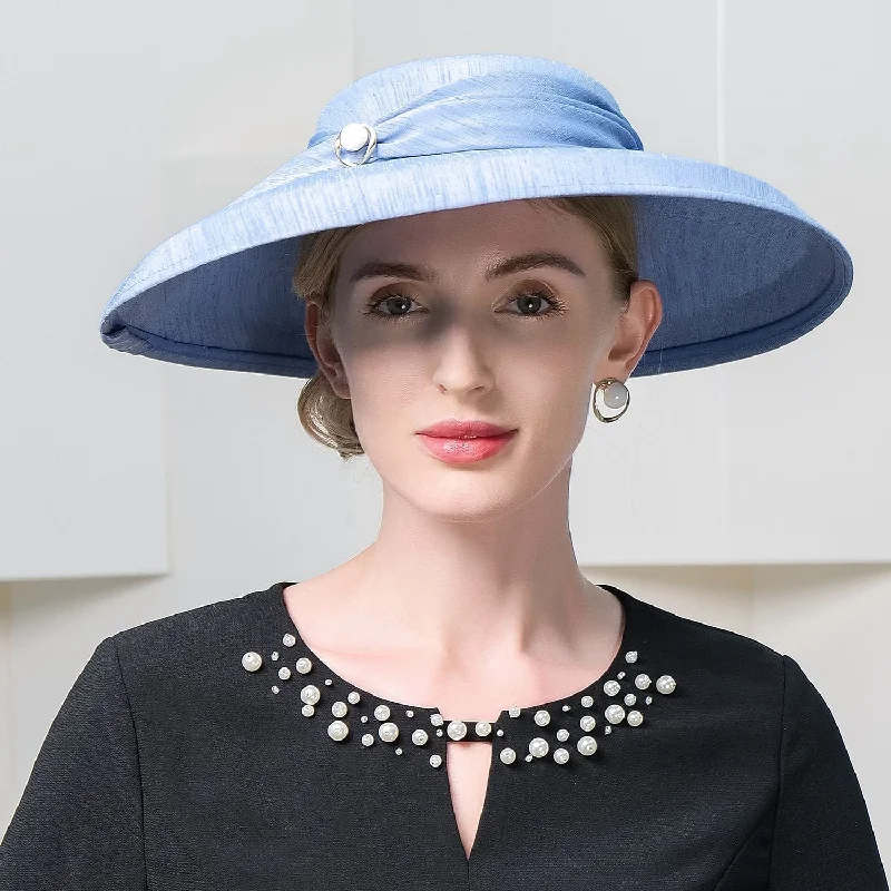 Women's Low Collar DressesFlax Sinamay Fedora Hat Sinamay Hat Casual Tea Party Retro Lady With Cap Beading Headpiece Headwear/ Special Occasion / Office & Career / Casual / Graduation / Congratulations