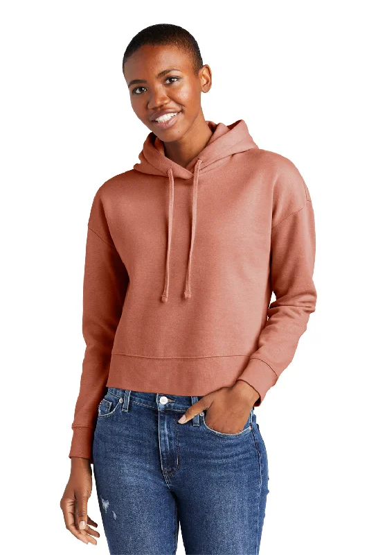 Women's Hooded Sweatshirts with Velvet LiningDistrict Womens V.I.T. Fleece Hooded Sweatshirt Hoodie - Desert Rose