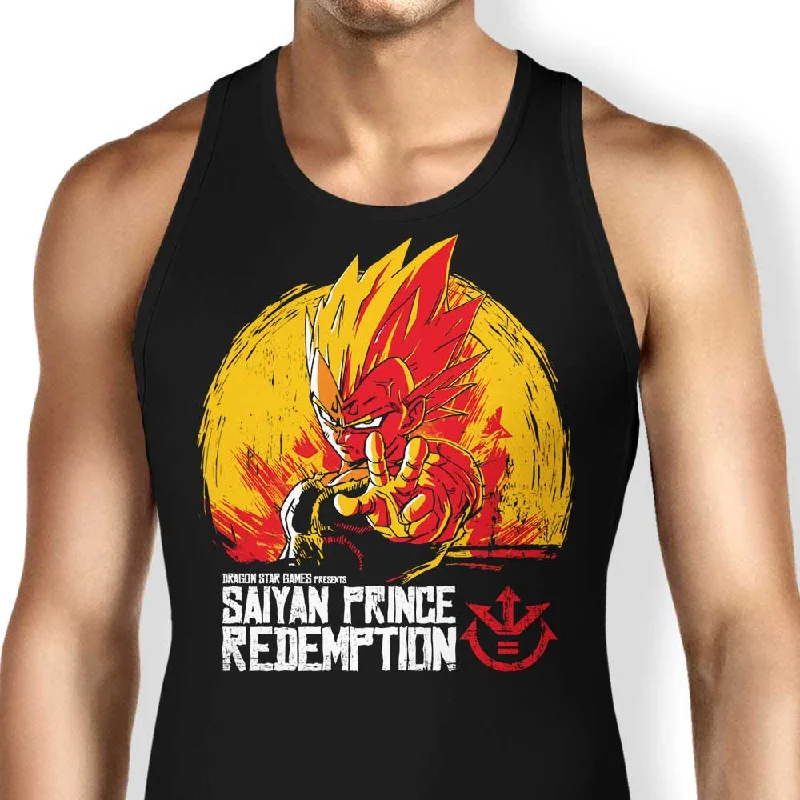 Women's Blouse with Boat CollarSaiyan Prince Redemption - Tank Top