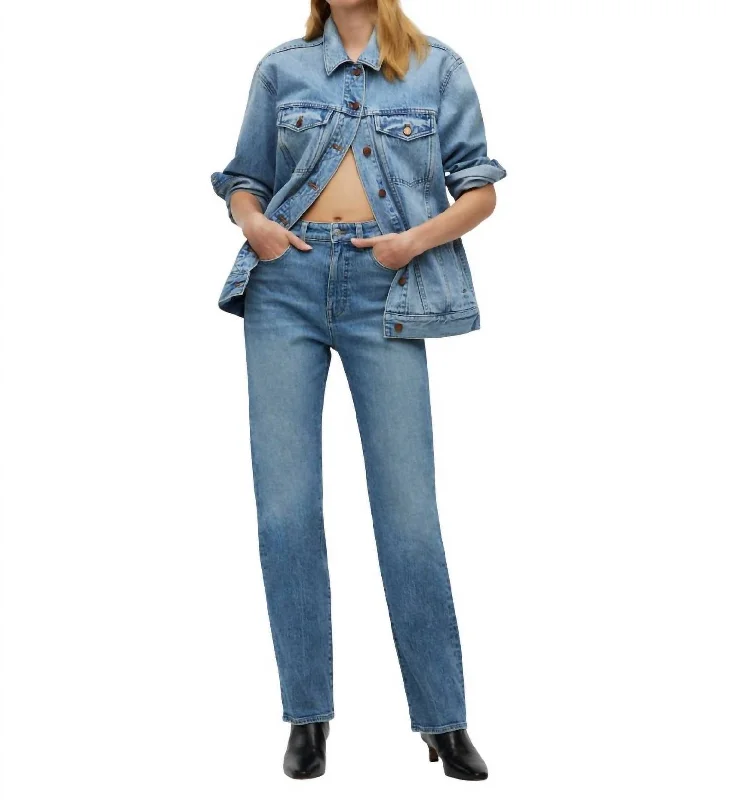 Women's Jodhpurs with Lapel CollarThe '90S Straight Jean In Rondell Wash