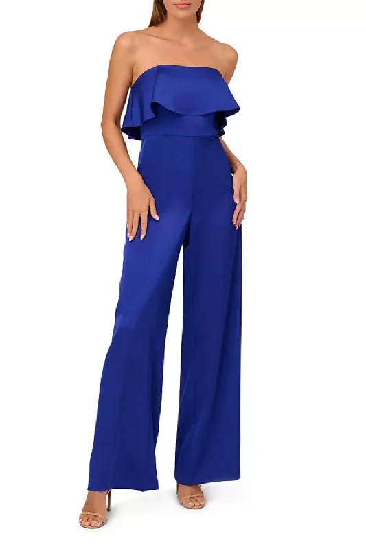 Women's Jumpsuits with Skinny LegLiv Foster ML1E208227 Long Ruffle Formal Evening Jumpsuit