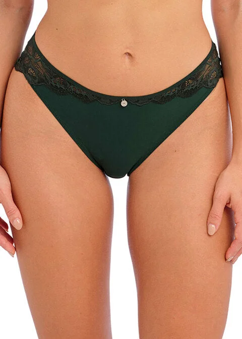 plus-size underwire bra with padded cupsReflect Deep Emerald Brief