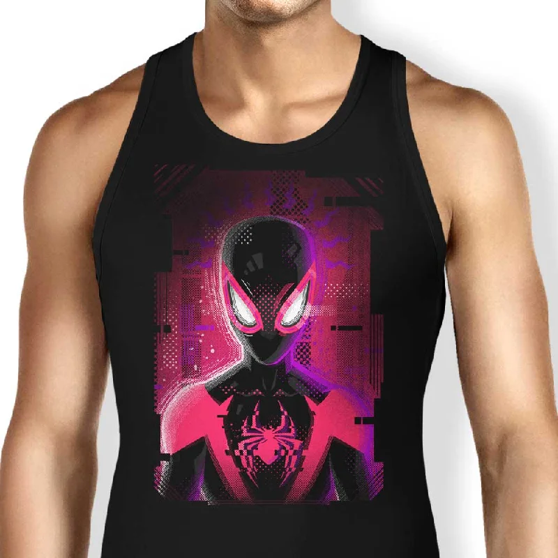 Women's High-Neck BlouseGlitched Morales - Tank Top