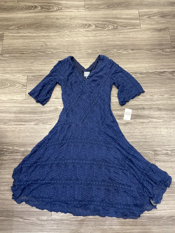 Women's Mini DressesDress Casual Midi By Rabbit In Blue, Size: 4