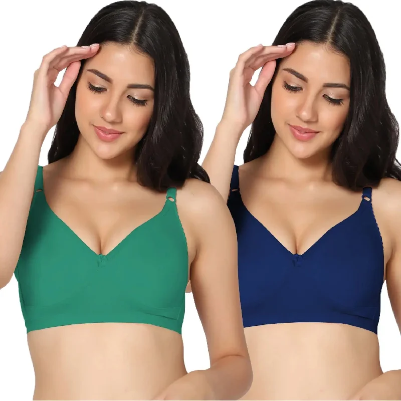 nursing bra with easy access clipsFull Coverage Non-Padded Bra (Pack of 2)