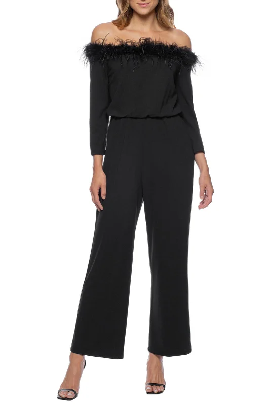 Women's Jumpsuits with Sweetheart NeckMarina 268272 Long Formal Blouson Jumpsuit