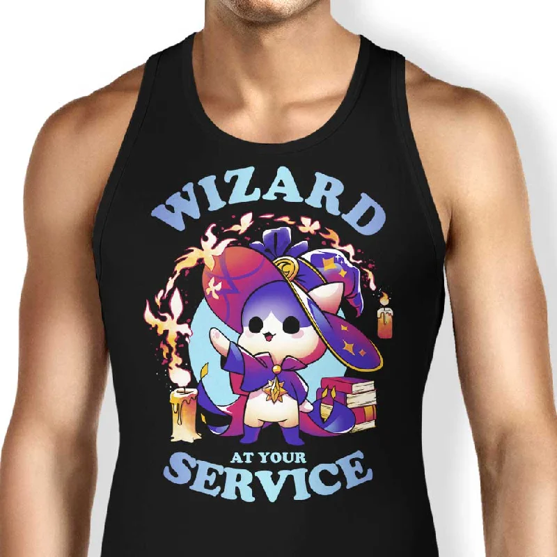 Women's Blouse with Boat CollarWizard at Your Service - Tank Top