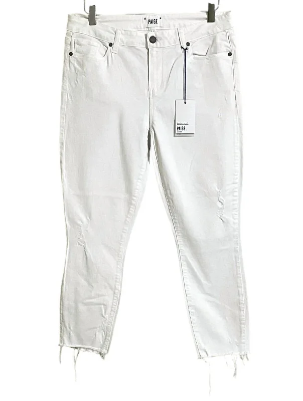 Women's Jodhpurs with PocketsWomen's Verdugo Crop Skinny Stretch Jeans In White