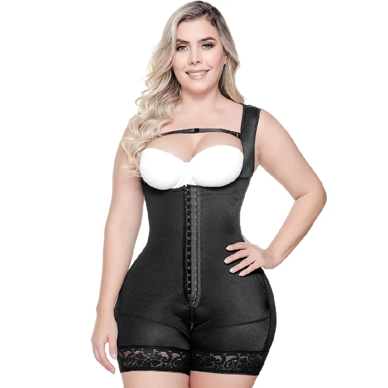 full-coverage body shaper for smooth linesTR211  SONRYSE First Stage, Colombian Shapewear Open Bust Bodysuit | Post Surgery Body Shapers | Stage 1 Faja | Triconet