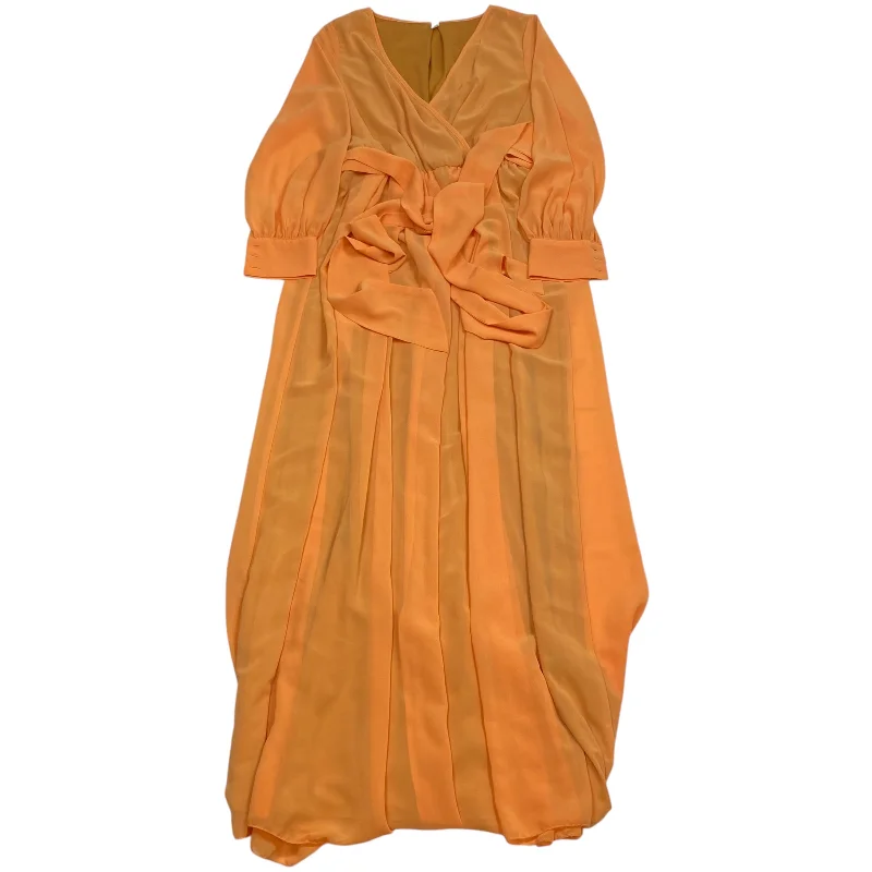 Women's Turtleneck DressesDress Party Long By Pink Blush In Orange, Size: S