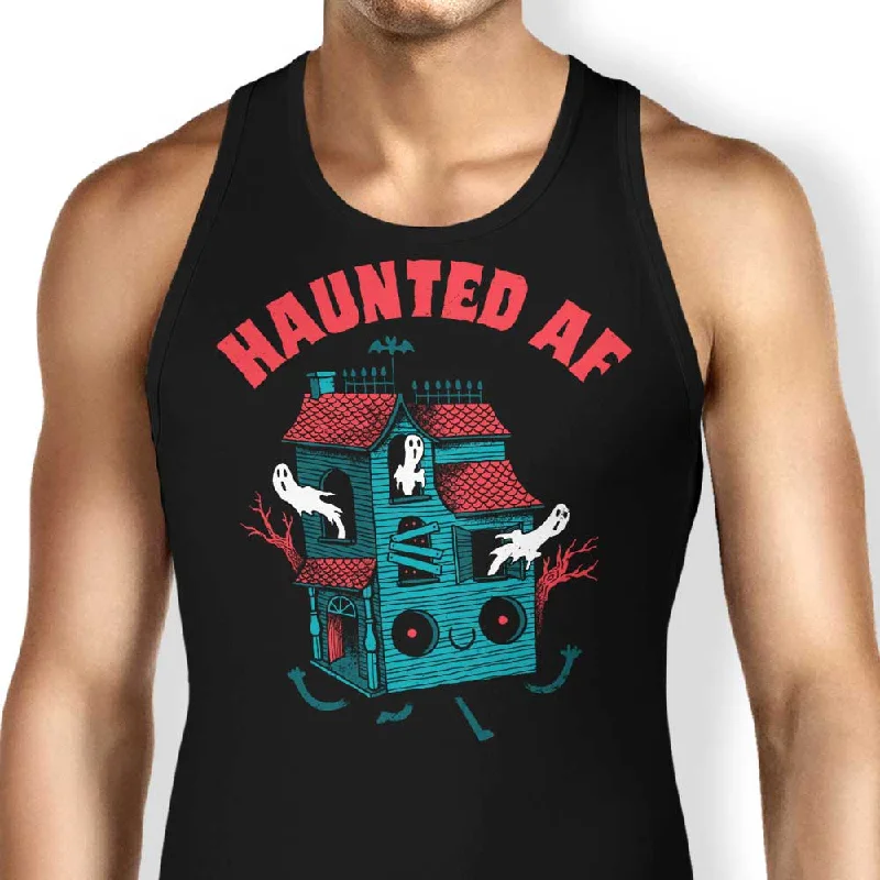 Women's Blouse with PocketsHaunted AF - Tank Top