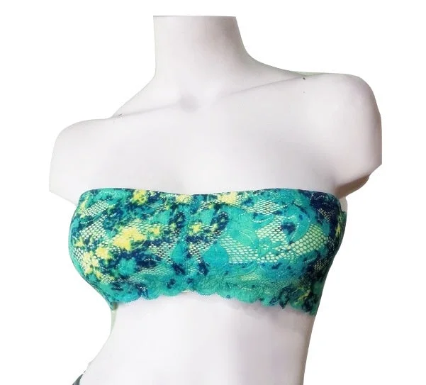 padded balconette braSummertime Bandeau Bras - Caribbean Blue