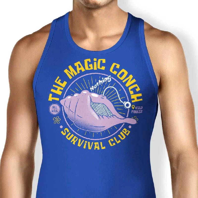 Women's Blouse with Boat CollarThe Magic Conch - Tank Top