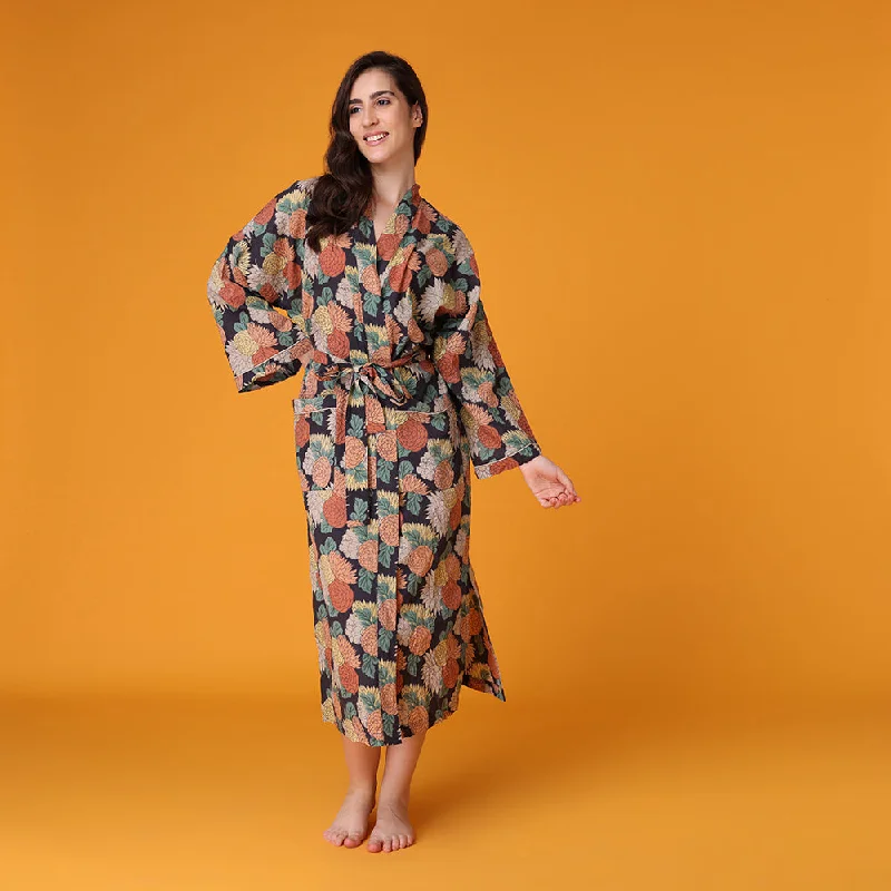 women's pajamas in solid colorsKyoko Robe