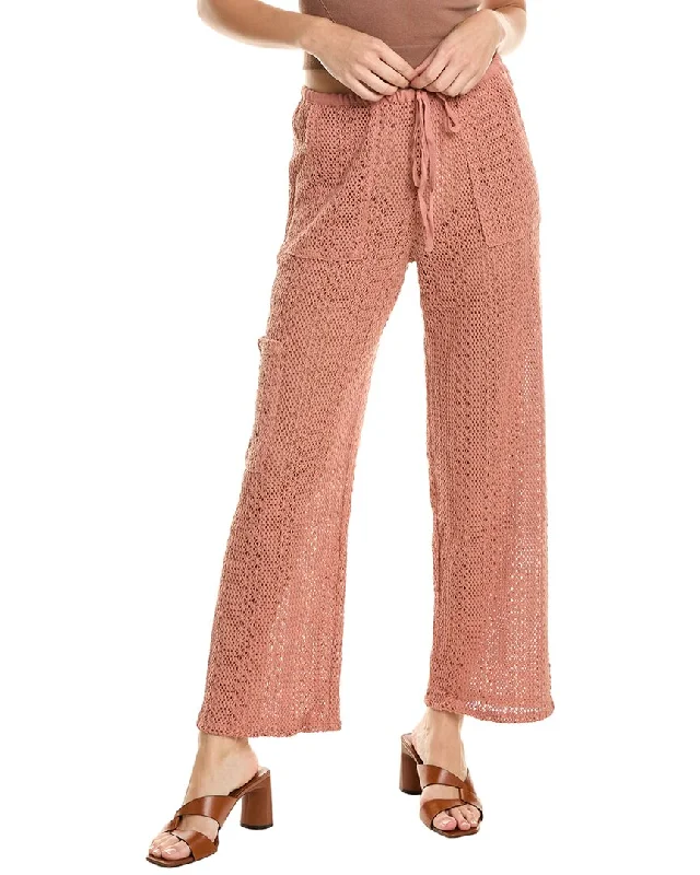 Women's Bell-Bottom PantsSplendid Finley Crochet Pant